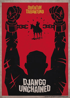 《被解放的姜戈》海报